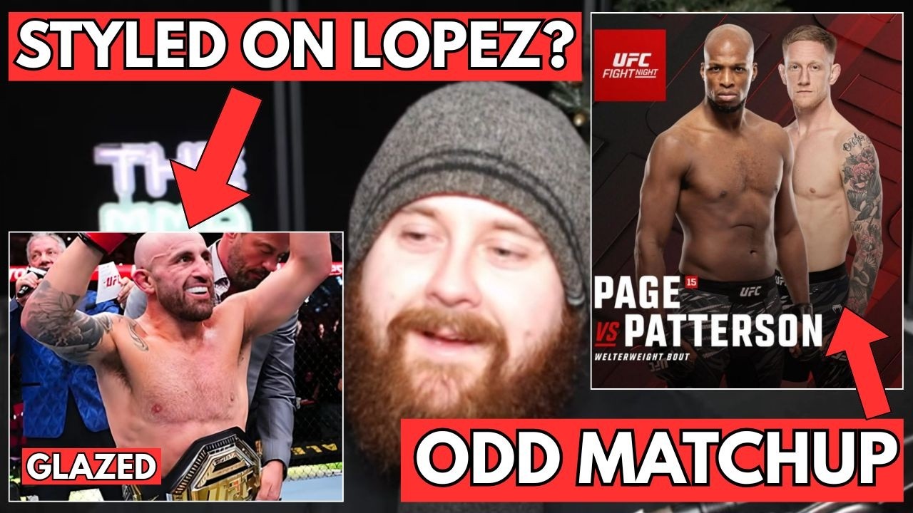 THE MMA GURU ON FANS GLAZING VOLK'S PERFORMANCE AT UFC 325? EVERYONE IS DUCKING MVP?