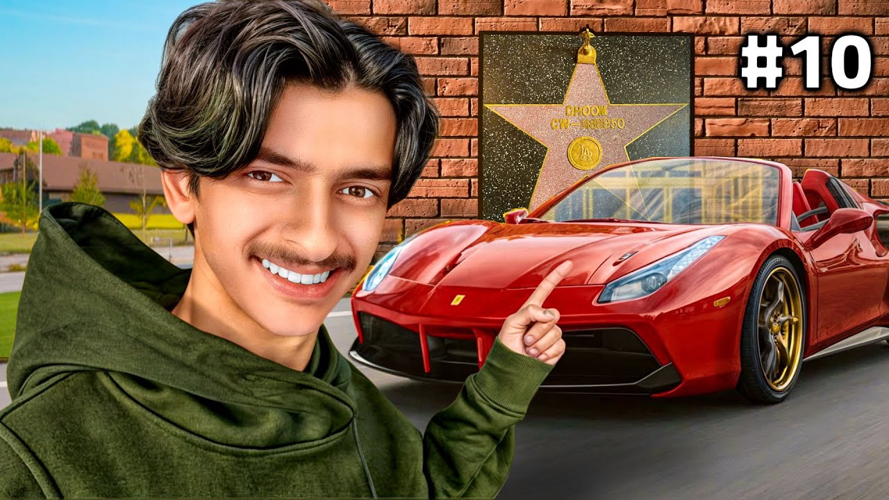فلوق لوس انجلوس(جربت الفيراري وكتبت رقم الحملة بنجمة)🤩🇺🇸#10