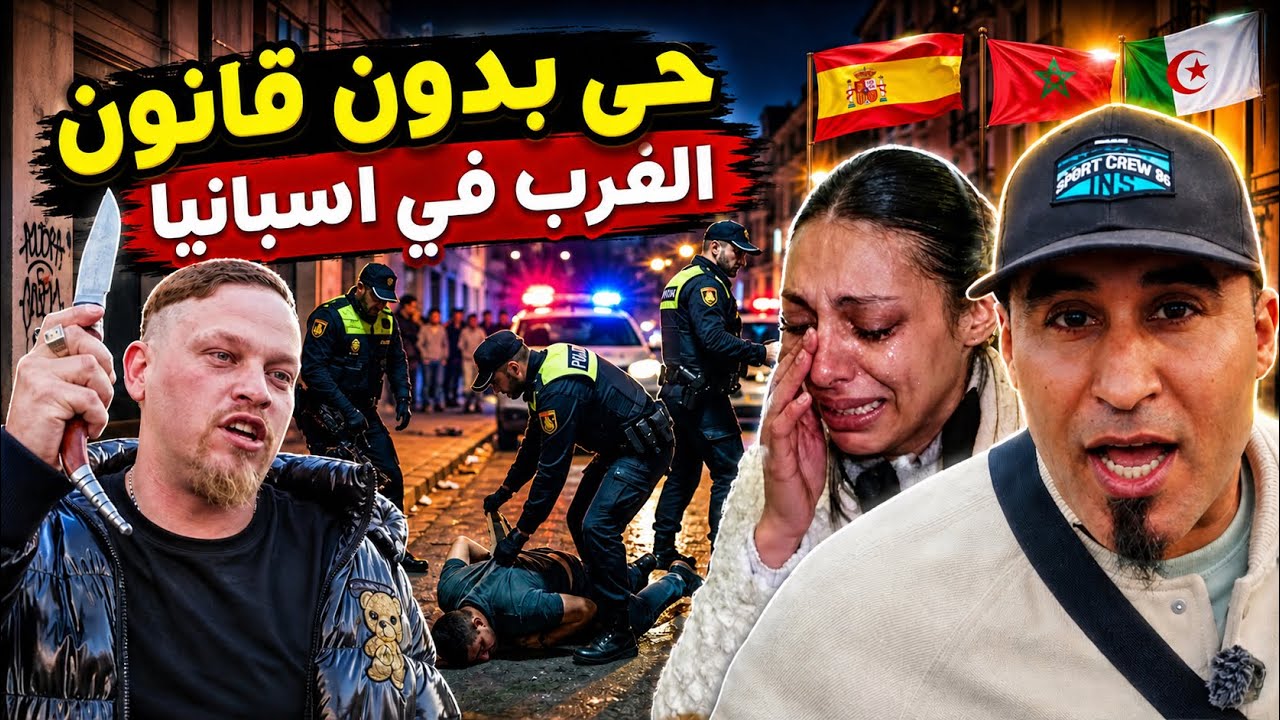   دعارة  سرقة تبزنيز  ادمان 🥺😭 حي  العرب في اسبانيا 🇪🇸