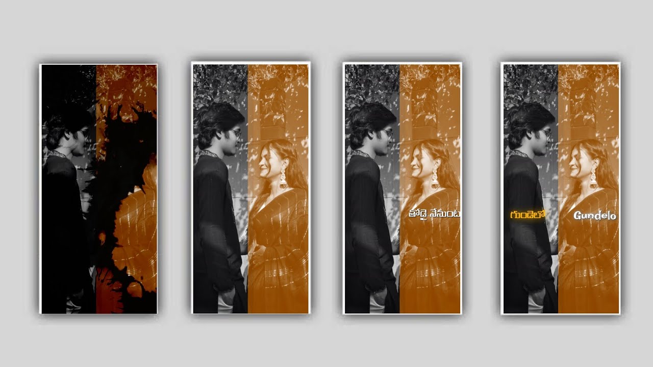 New Style Couple Video Editing In Telugu Alight Motion #trend #love #couple #telugu #edit #shorts 