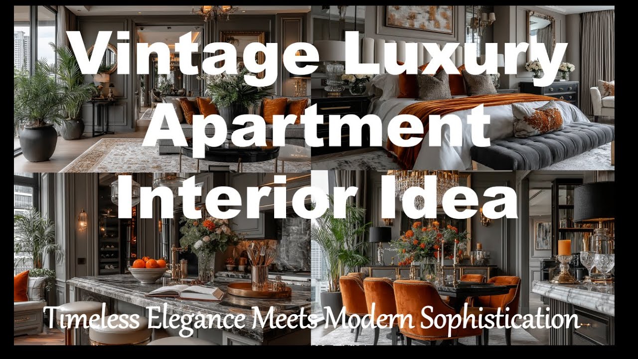 Vintage Luxury Apartment Interior Idea: Timeless Elegance Meets Modern Sophistication