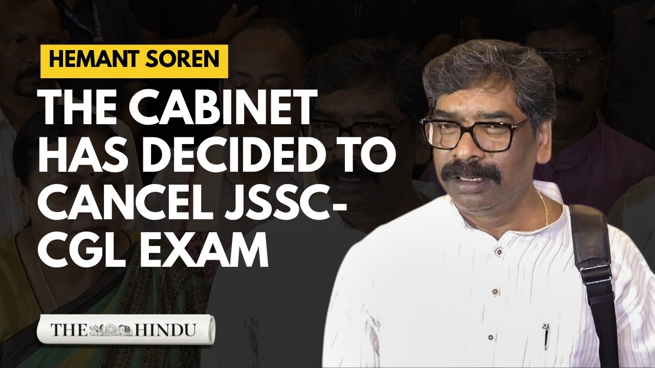 Jharkhand govt cancels JSSC-CGL exam, CM Hemant Soren announces exam reform panel | Full Speech