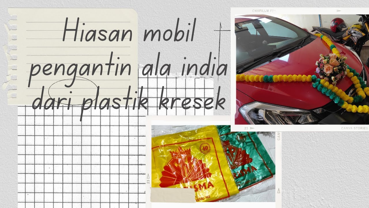 Tutorial Menghias Mobil Pengantin Ala India, Indian Wedding Car Decoration Ideas