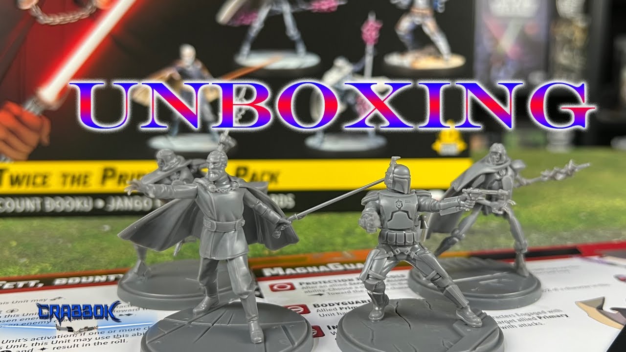 Twice The Pride - Count Dooku and Jango Fett - Unboxing - Star Wars Shatterpoint