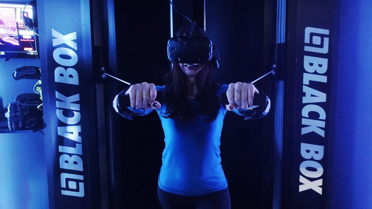 Black Box VR gym first workout