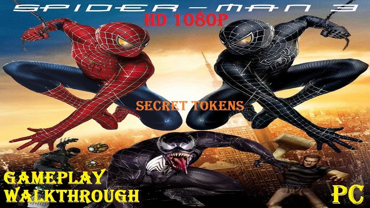 SPIDERMAN 3 THE MOVIE (2007)PC HD 1080P – ALL SECRET TOKENS
