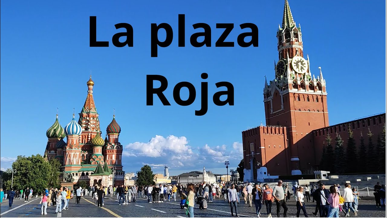 La plaza Roja - el corazón de Moscú. Rusia.