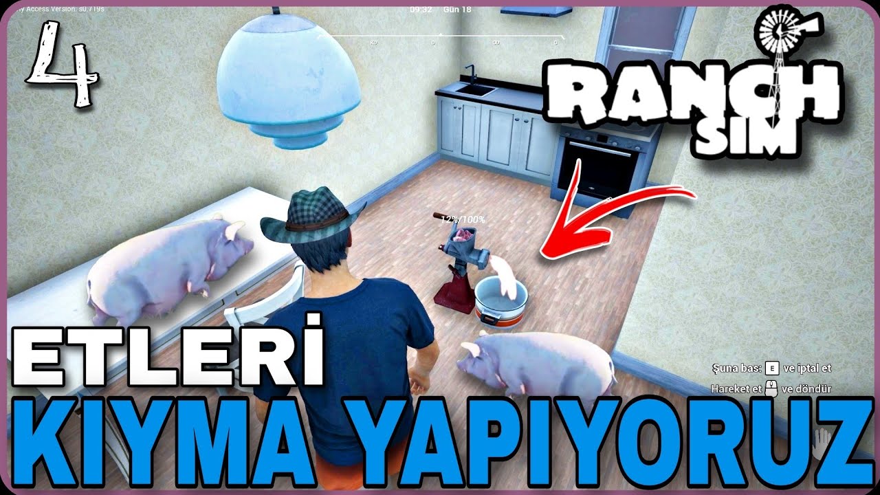 KIYMA MAKİNESİ ALDIK / ETLERİ KIYMA YAPIP SATIYORUZ / RANCH SIMULATOR BÖLÜM 4