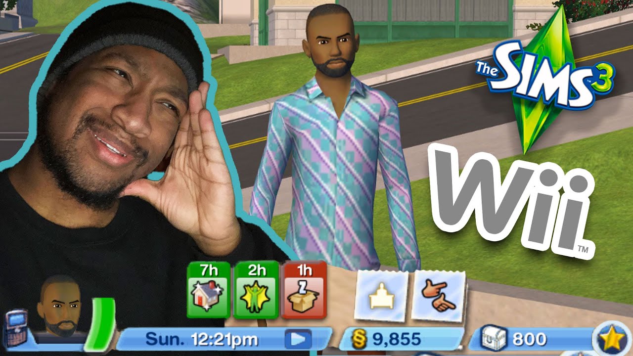 Playing Sims 3 For The Wii!!