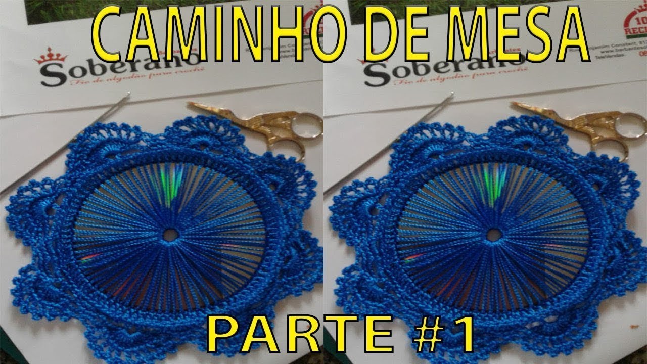 1# CAMINHO DE MESA PASSO A PASSO FEITO COM CDS SUPER FACIL DO LIXO PARA O LUXO