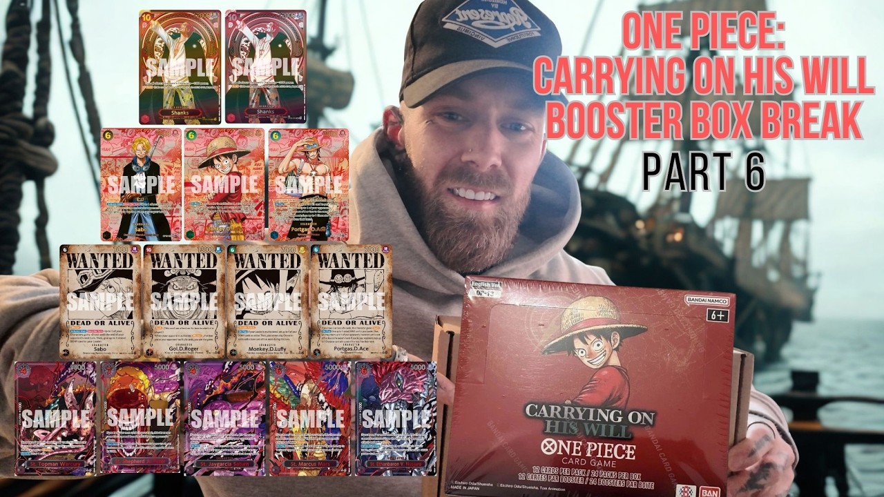 One Piece Carrying On His Will Booster Box Break! Part 6 Risking It All For A Red Manga!