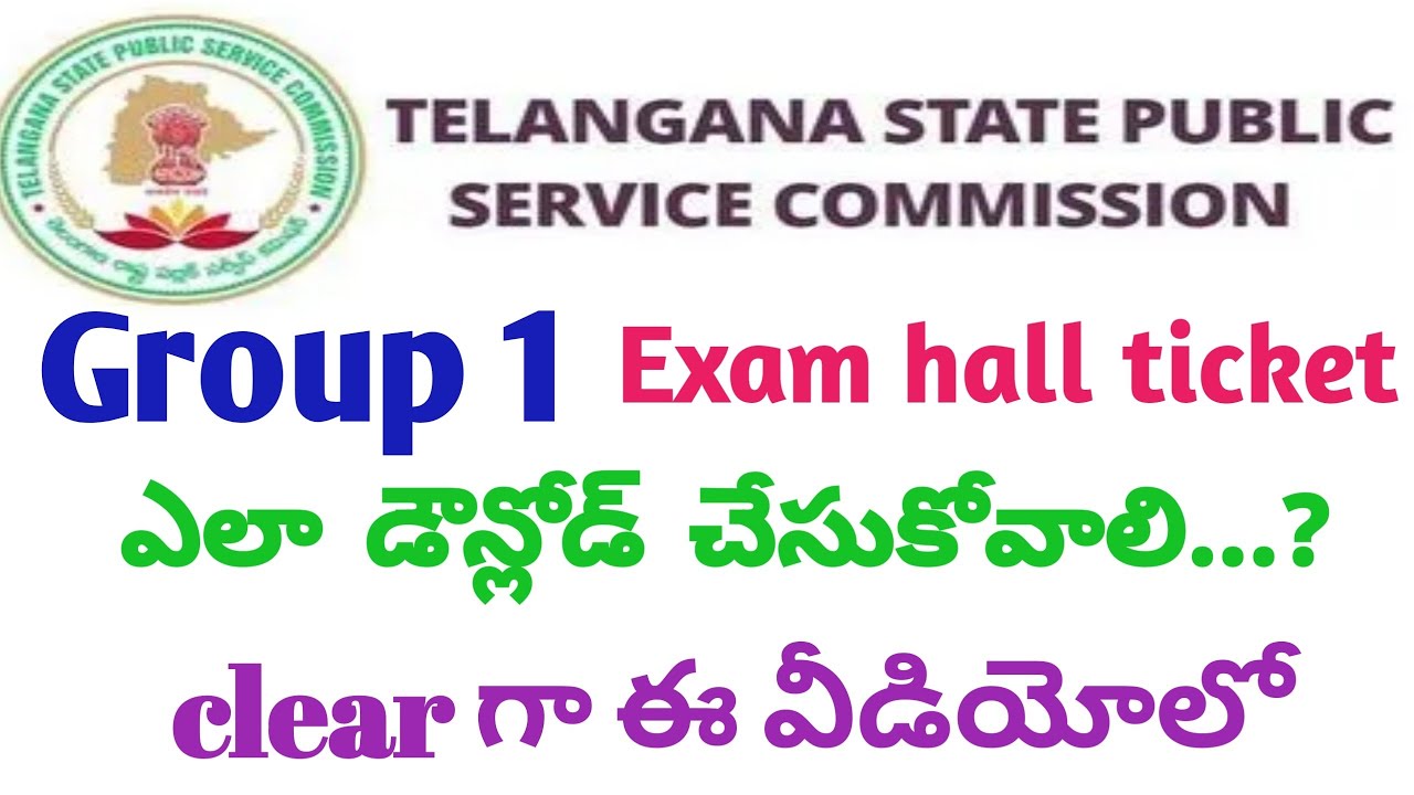 tspsc group 1 hall ticket download 2022|@Kavitha job info