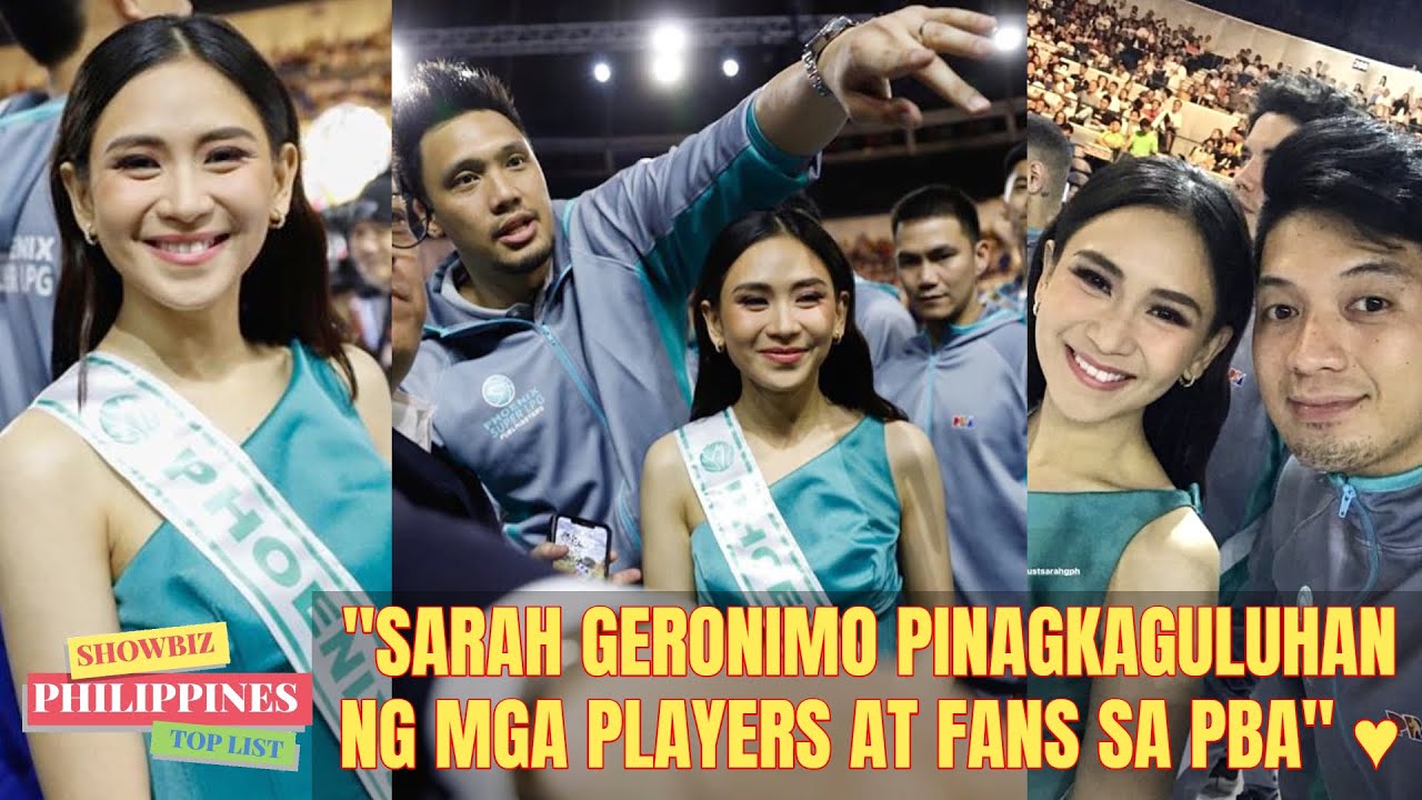 Sarah PINAGKAGULUHAN ng PBA PLAYERS at Fans sa PBA Opening Ceremony