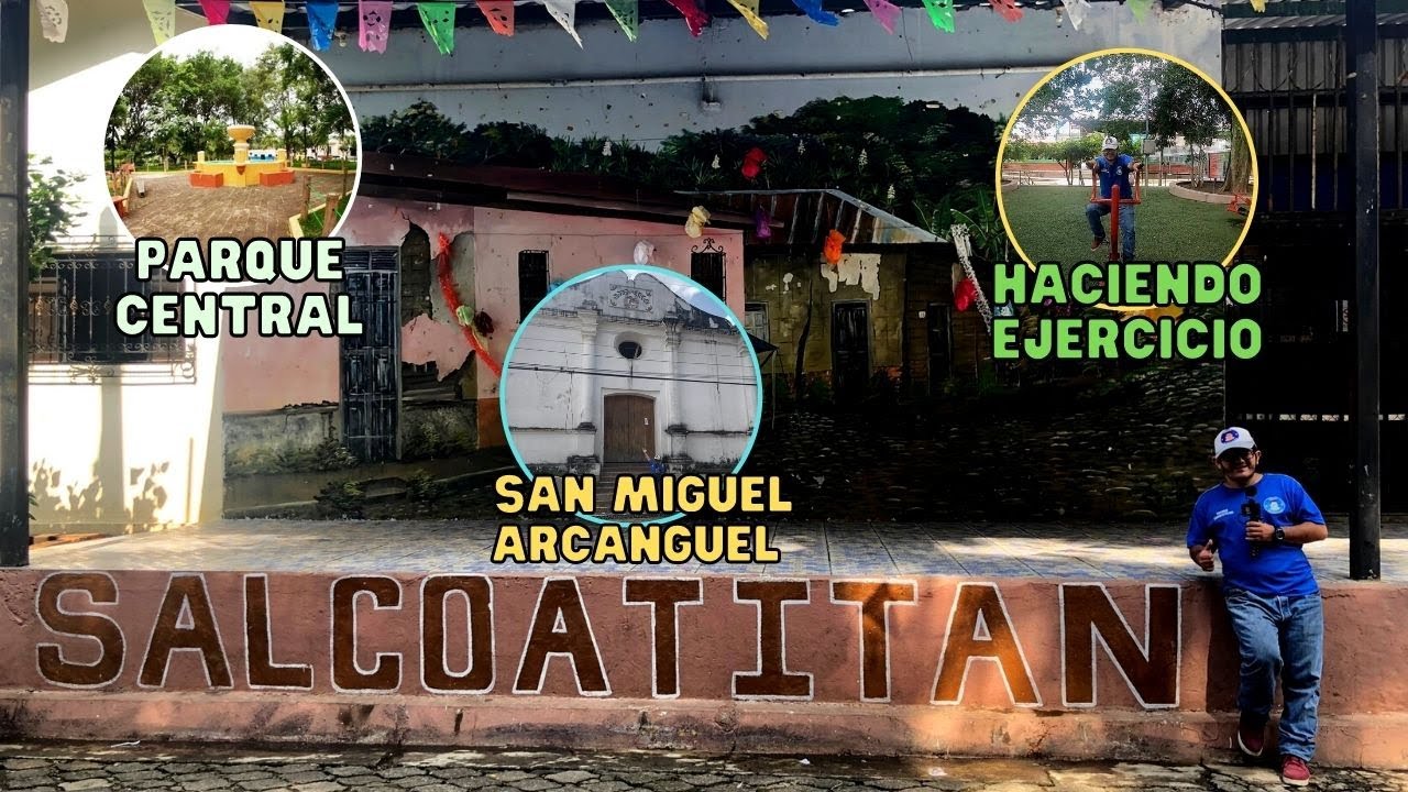 🤩Asi es el PARQUE😲 CENTRAL de SALCOATITAN😍, SONSONATE🥥 EL SLVADOR🇸🇻