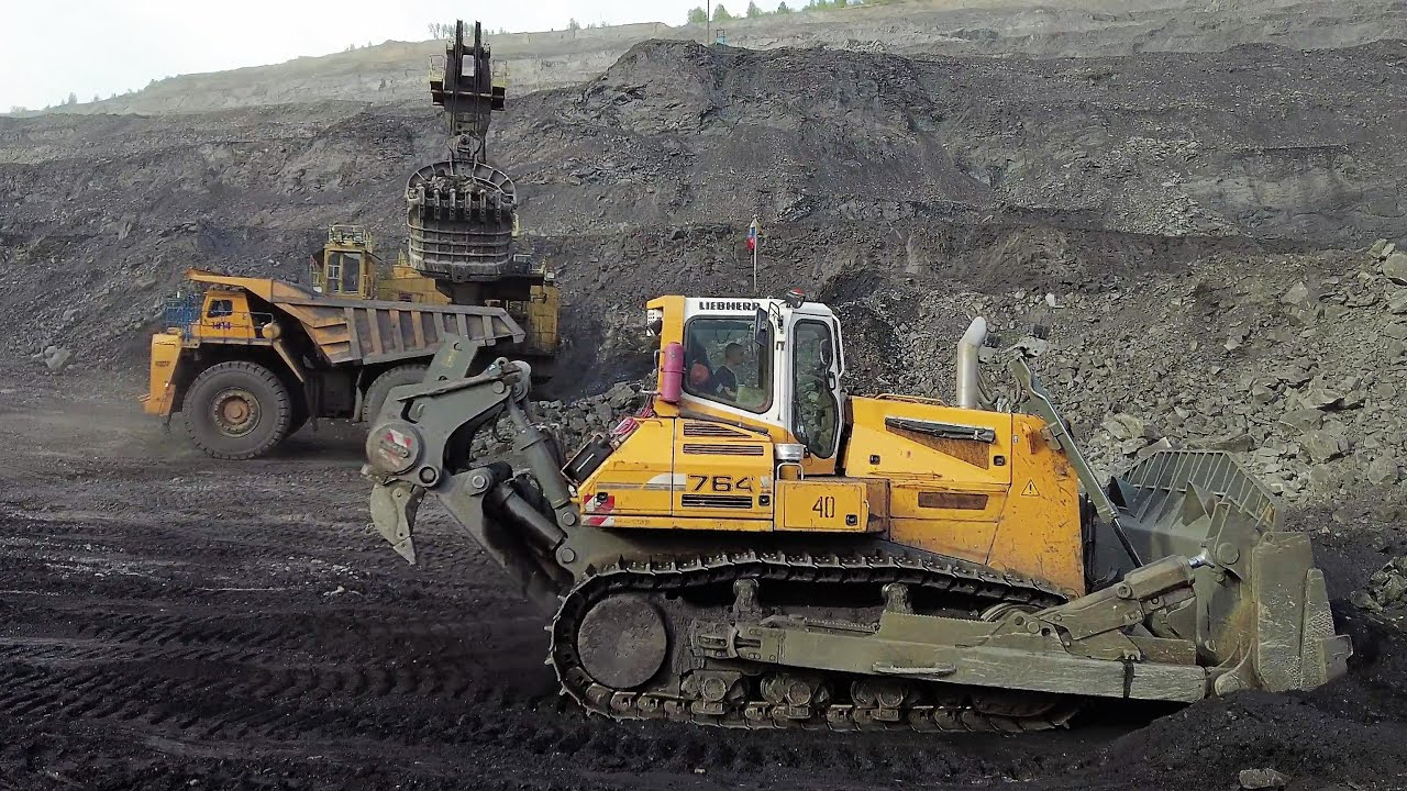 ЭКГ 18, БЕЛАЗ 75306 №1014, LIEBHERR 764 №40