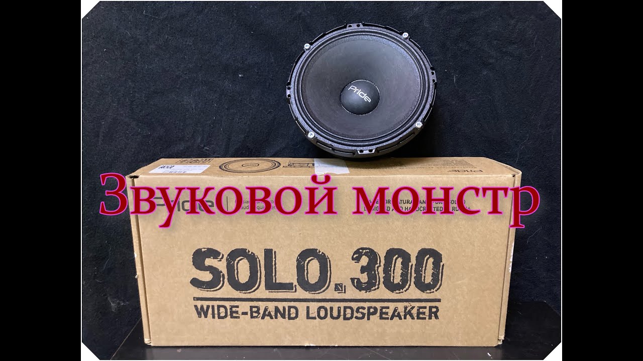 Обзор и прослушка PRIDE solo 300 6.5