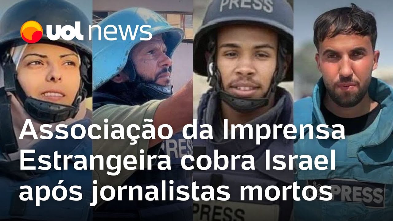 Associação da Imprensa Estrangeira cobra 'explicações imediatas' de Israel após jornalistas mortos