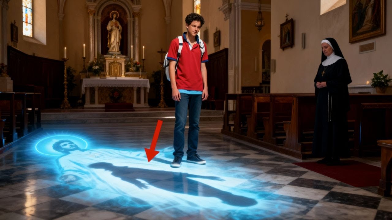 The NUN found an unknown young man… but his shadow was that of CARLO ACUTIS