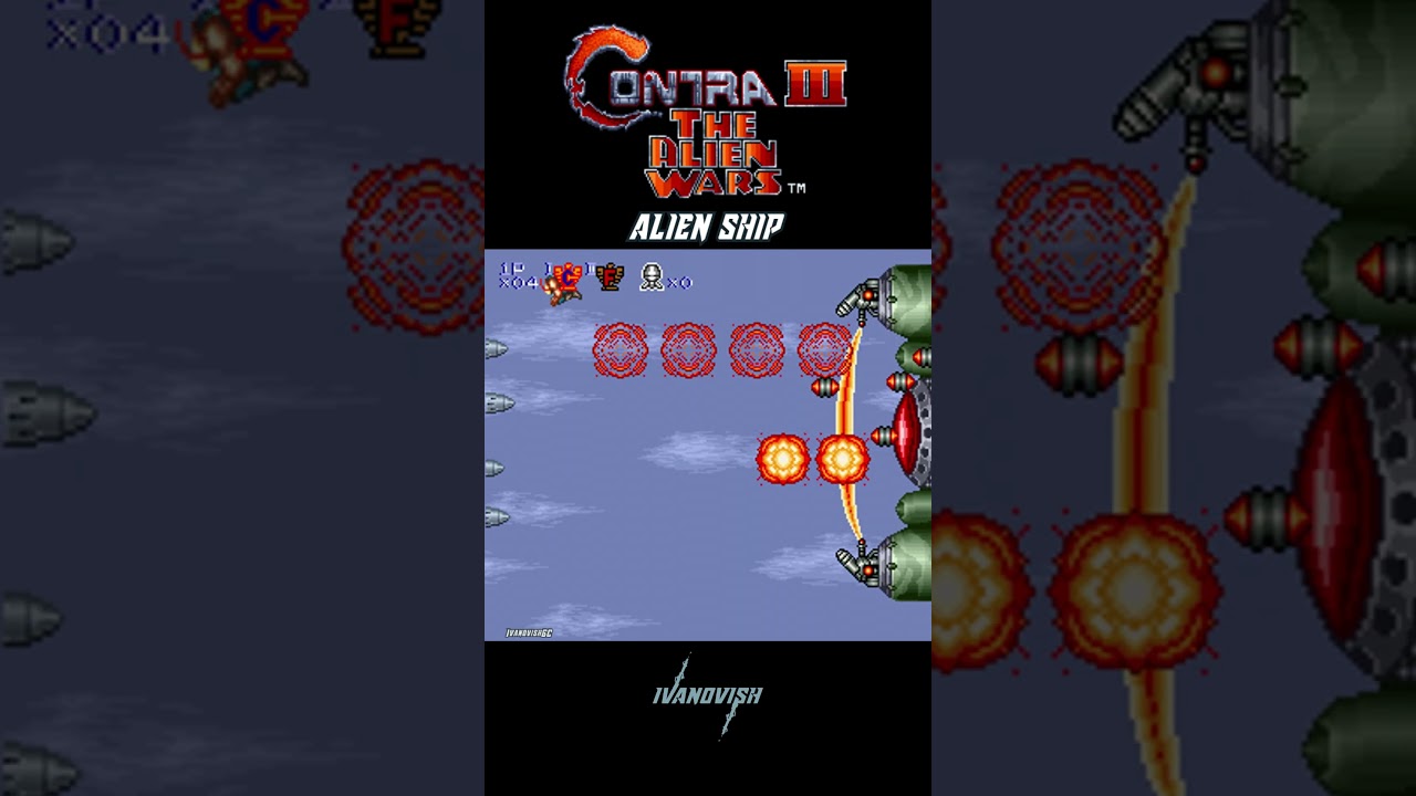 Alien Ship [Hard, No Deaths] - Contra 3: The Alien Wars
