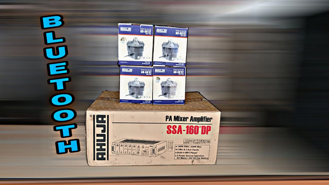 AHUJA SSA-160®DP WITH BLUETOOTH UNBOXING & REVIEW