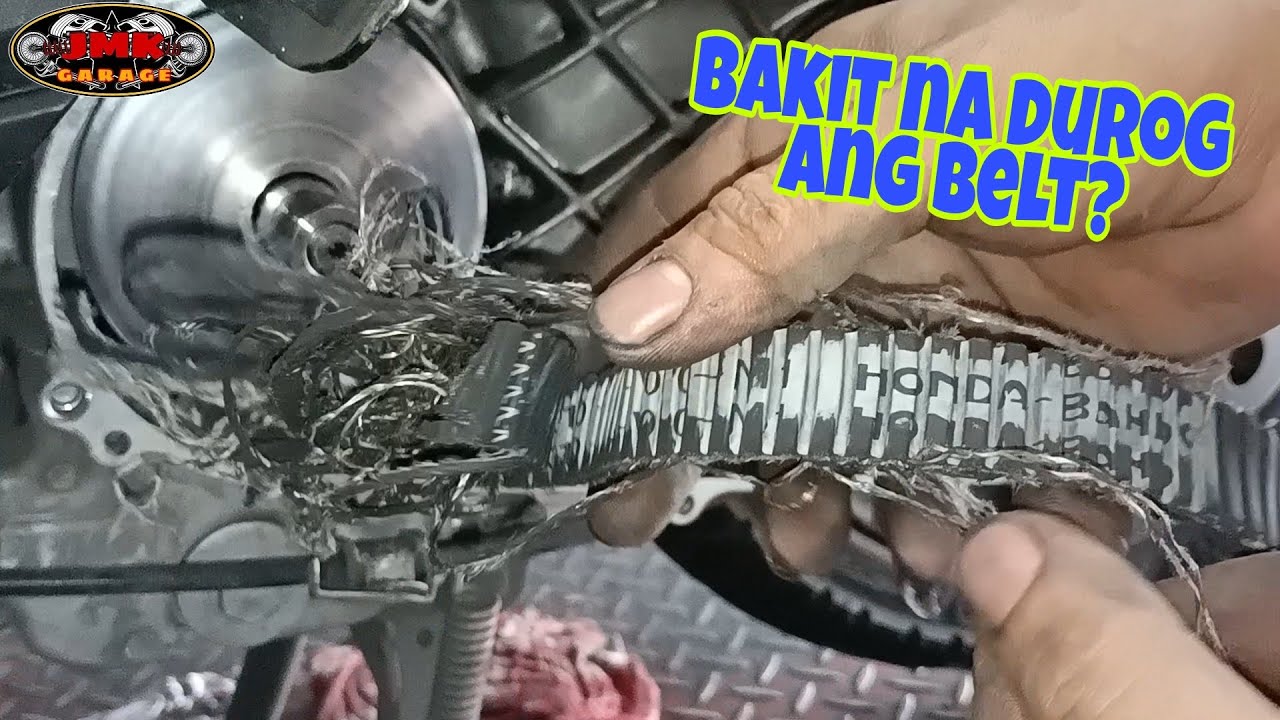 wag kayong gumamit ng ganitong belt || honda click 125 nadurog ang belt || fake belt😰