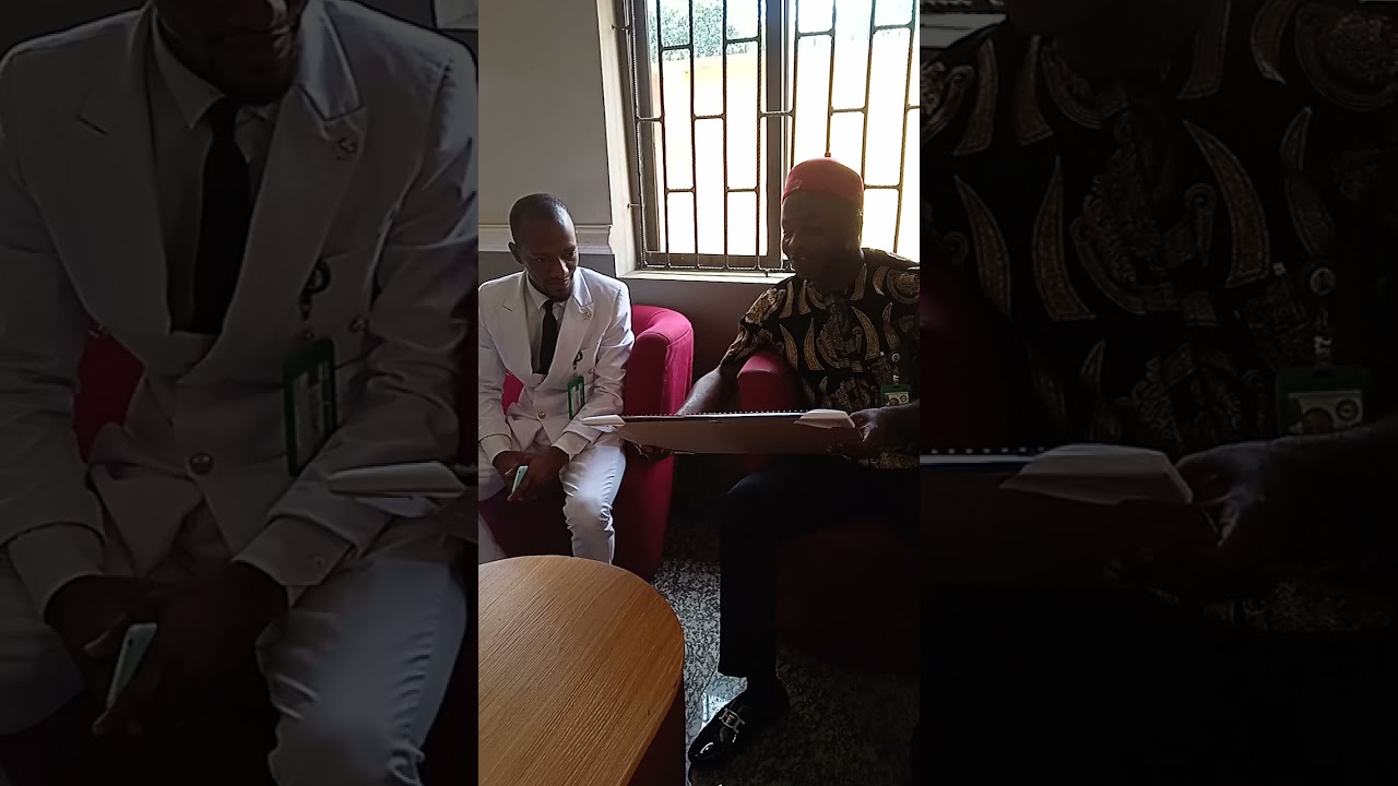 RECEIVING ECOWAS YOUTH COUNCIL AWARD
