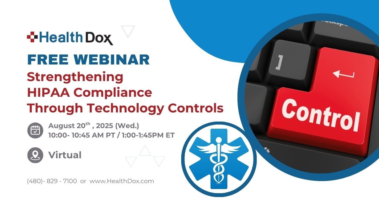 202508 Webinar HIPAA Technology Controls