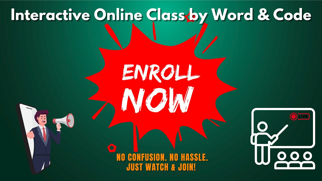 আমাদের Website থেকে Free Course-এ কিভাবে Enroll করবে? | Free Course HSC | Word & Code