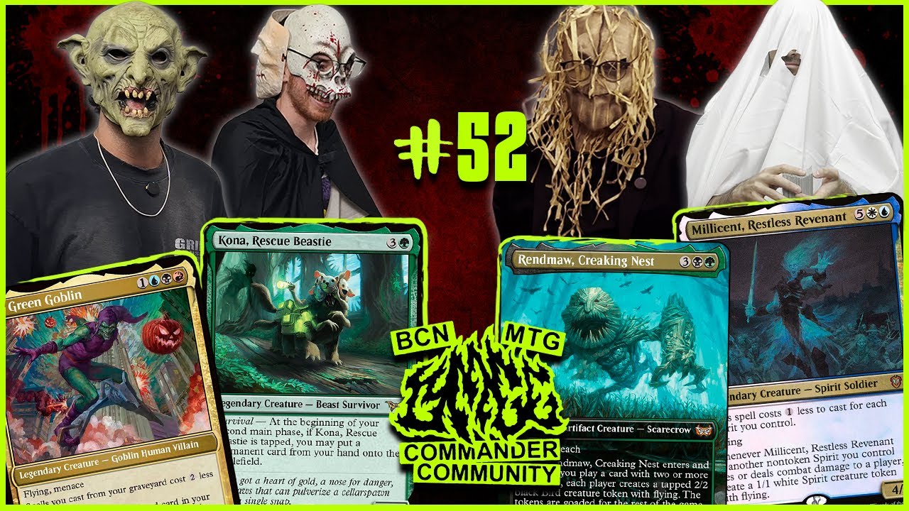 Partida de Halloween 🎃 con Mr. Mulligan | Millicent vs Norman Osborn Green Goblin vs Rendmaw vs Kona
