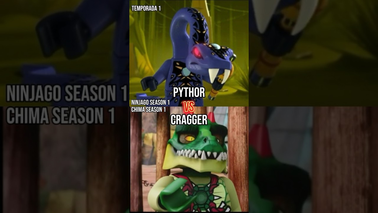 Pythor vs Cragger | Ninjago vs Chima (editando) #edit #lego #legendofchima #ninjago