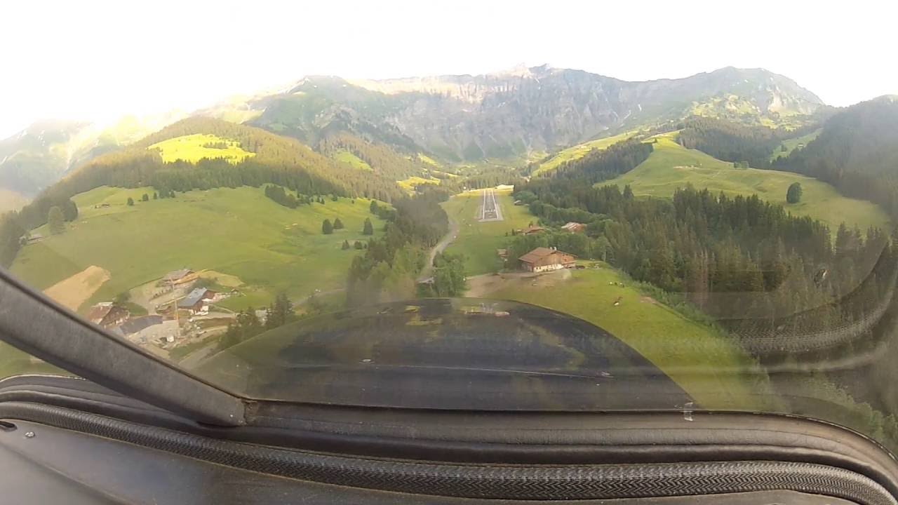 Megève Altiport Landing