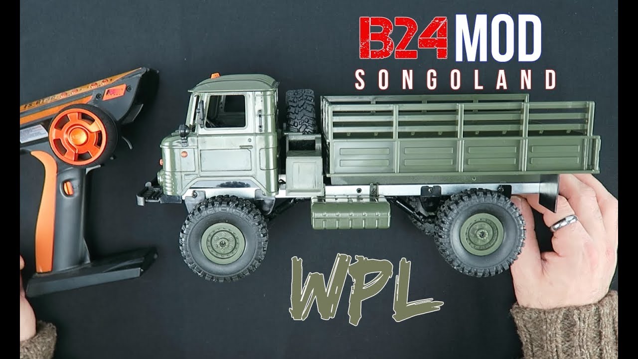 WPL B24 Modification Servo + ESC + Reciver [ How to install MOD ] @ Songoland