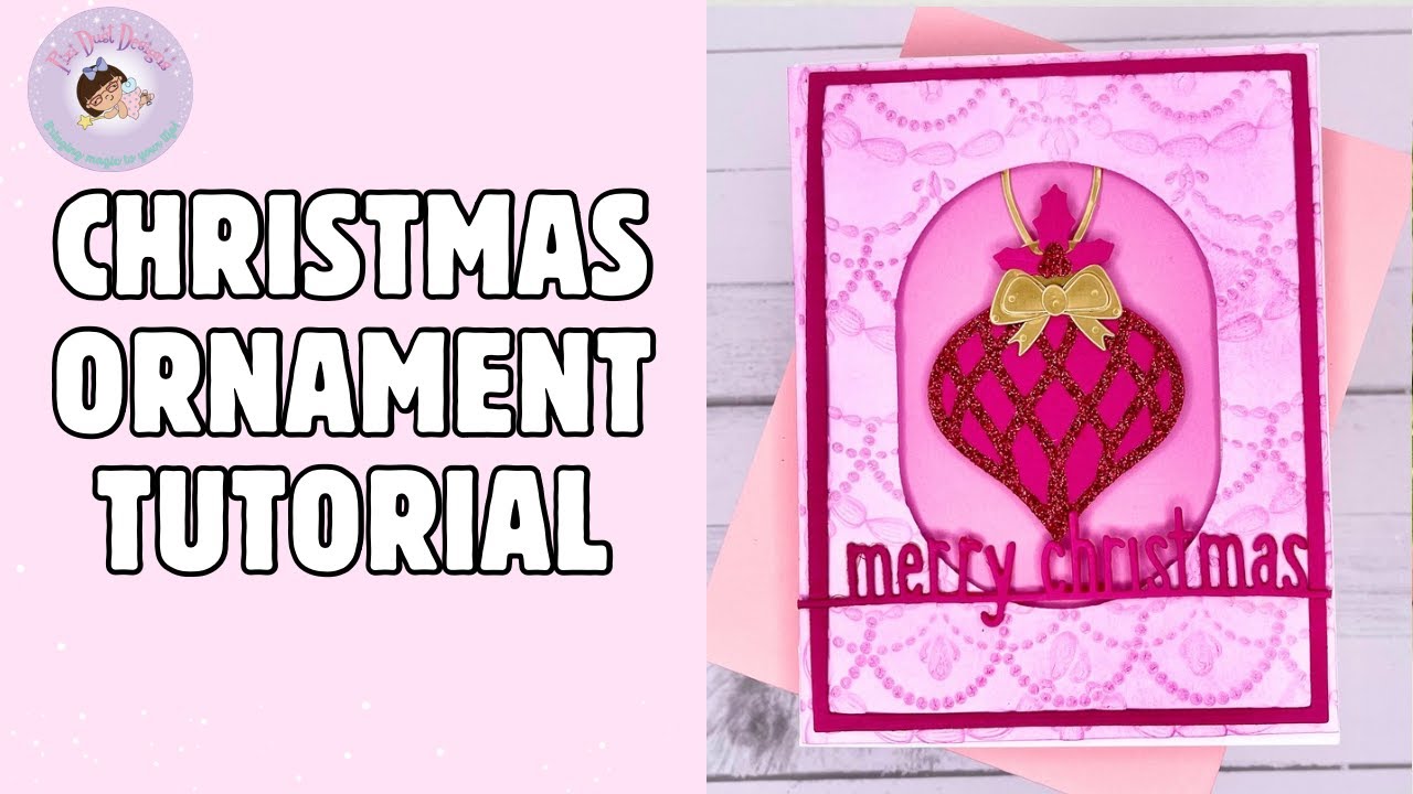 Christmas Ornaments Merry Christmas Card