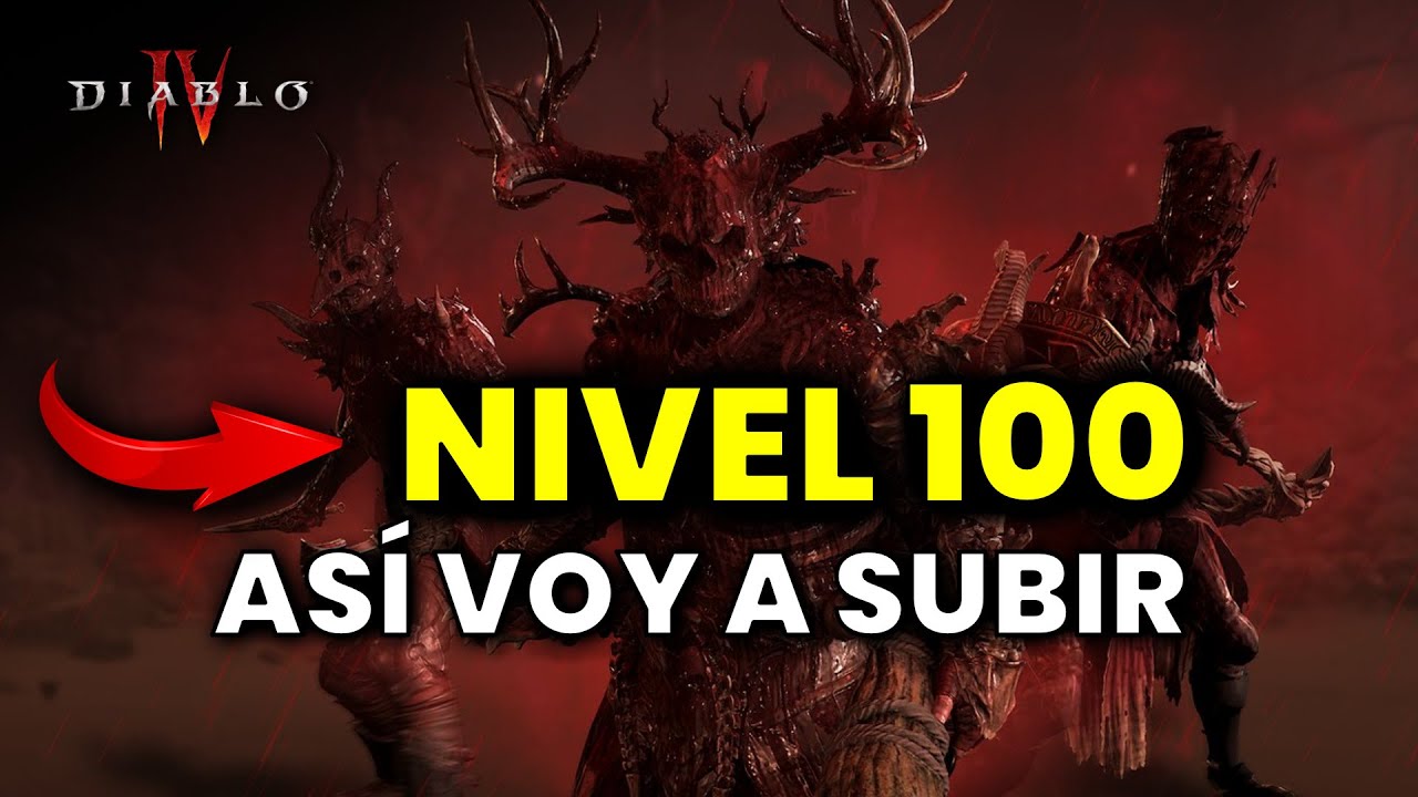 😮Cómo SUBIR A NIVEL 100 Temporada 4 Diablo 4