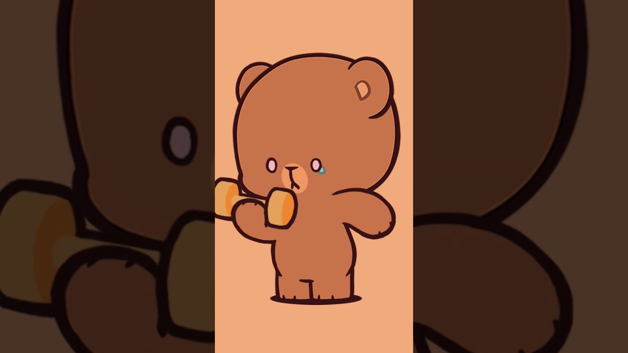 Share this to someone unathletic, just like Mocha 😅🤭 #shorts #milkmochabear #milkandmocha #animation