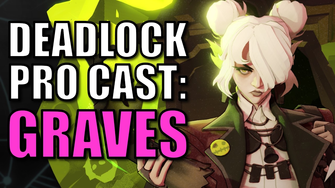 Deadlock Pro Cast 5: Graves 🎙️ Deathy Ranked Solo Eternus NA Gameplay Build Guide Items Commentary