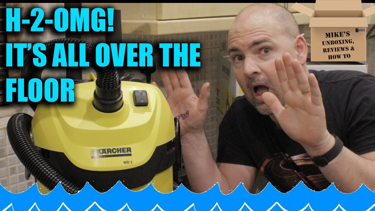 Karcher WD2 Wet and Dry DIY Vacuum Wet Testing