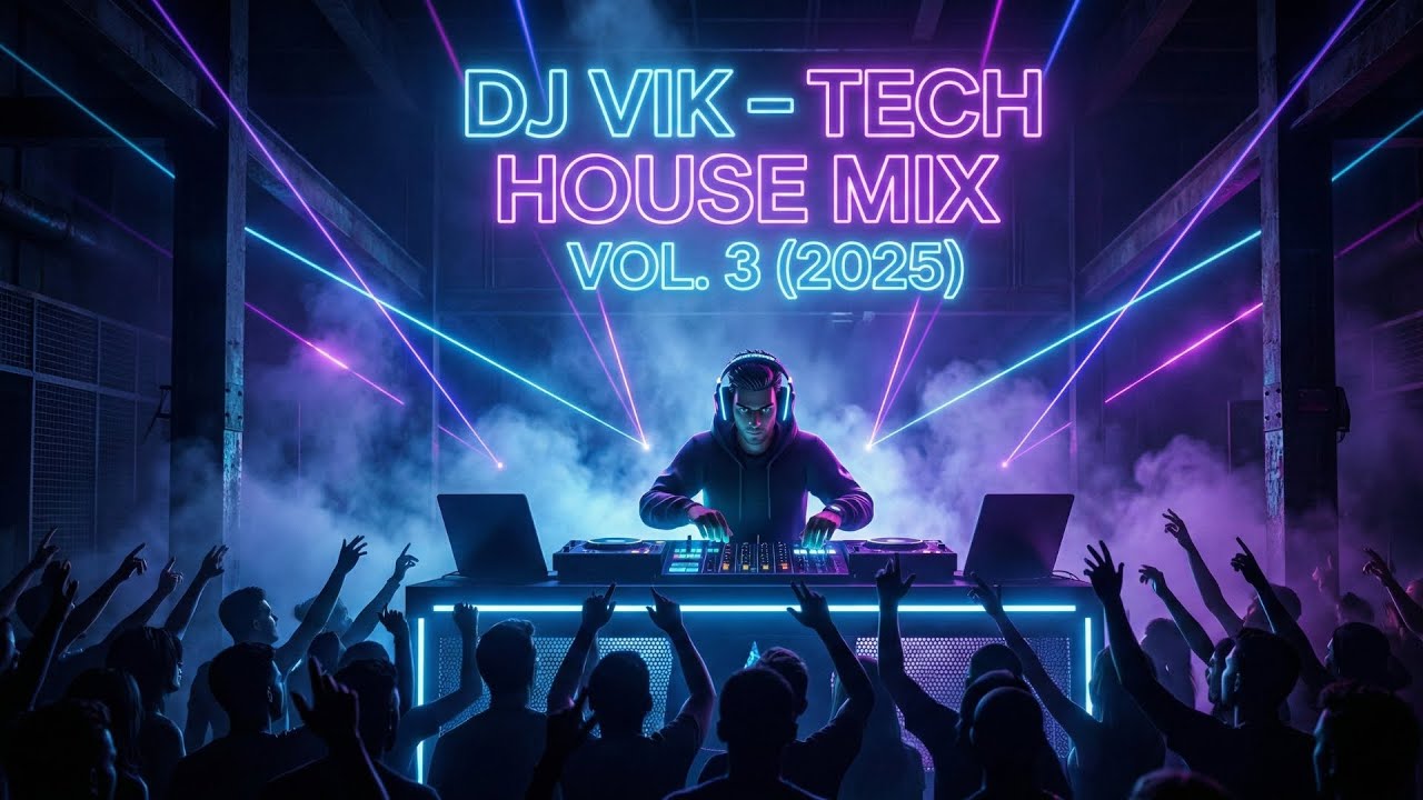 DJ Vik – Tech House Mix Vol. 3 (2025) | Underground Club & Festival Tech House Vibes