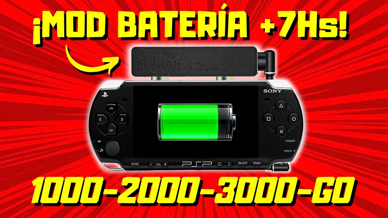 🛠🔋 MOD de BATERÍA de PSP - FÁCIL y SIN DESARMAR
