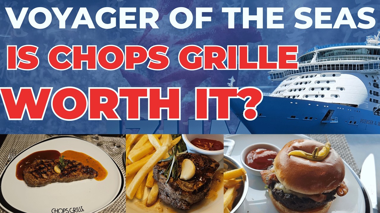 Ресторан Chops Grille на лайнере Voyager of the Seas | Обед против ужина | Обзор Royal Caribbean