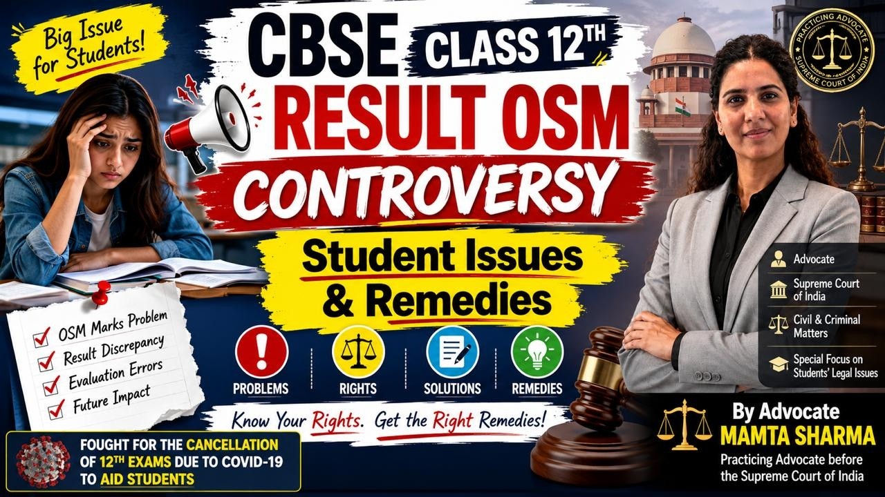 CBSE Class 12 Result OSM Controversy: Marks Discrepancy? Know Your Legal Rights