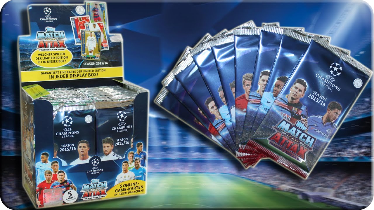 Match Attax CHAMPIONS LEAGUE Display BOX Unboxing