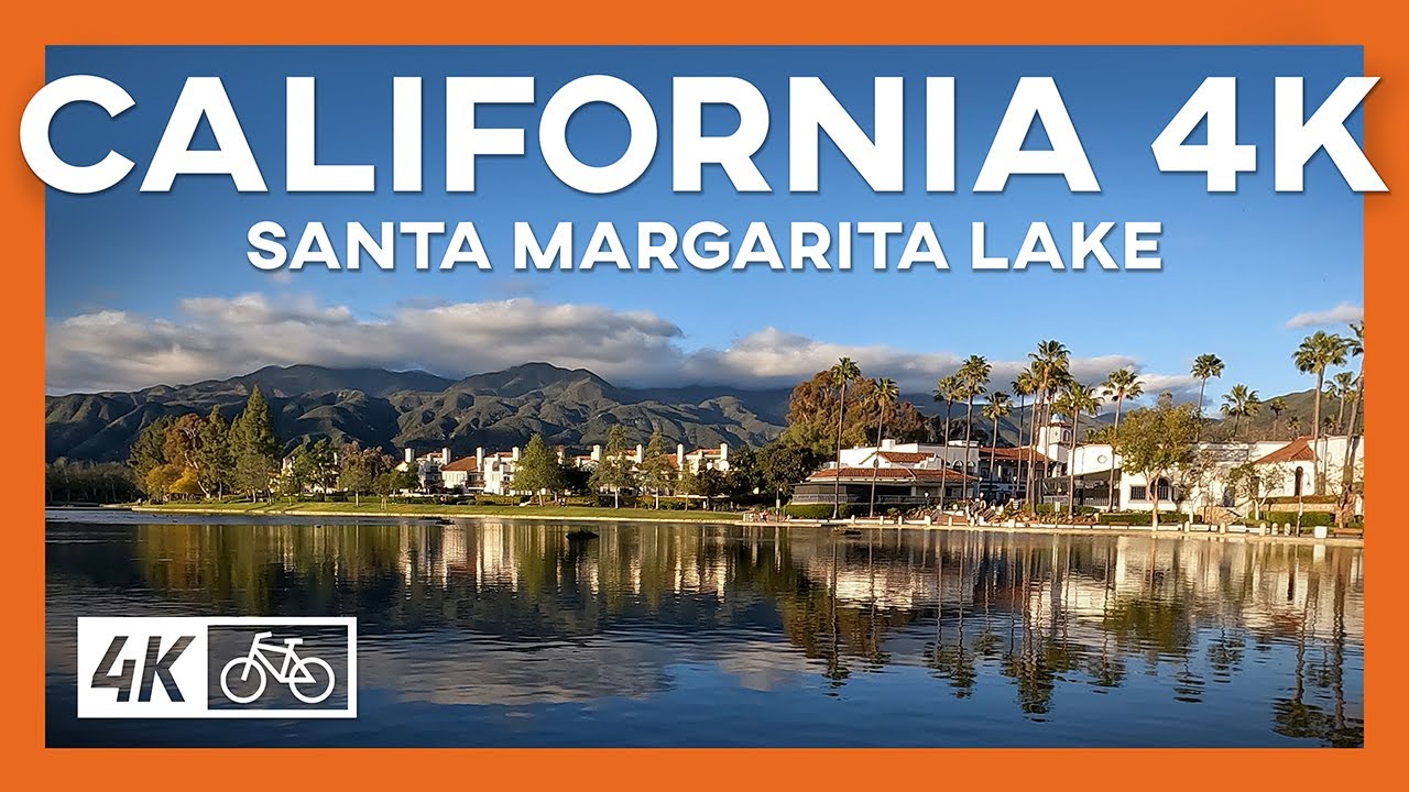 Relaxing Bike Ride around Santa Margarita Lake - CALIFORNIA 4K ASMR