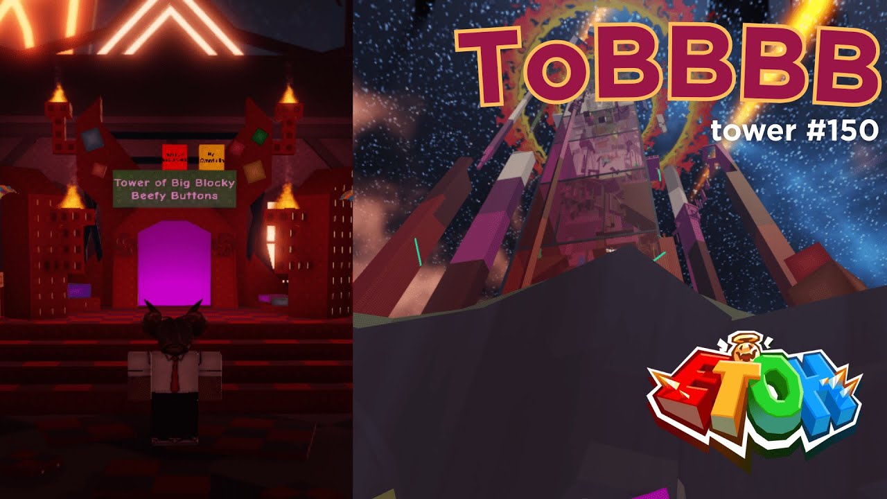 tower of big blocky beefy buttons // EToH - Roblox