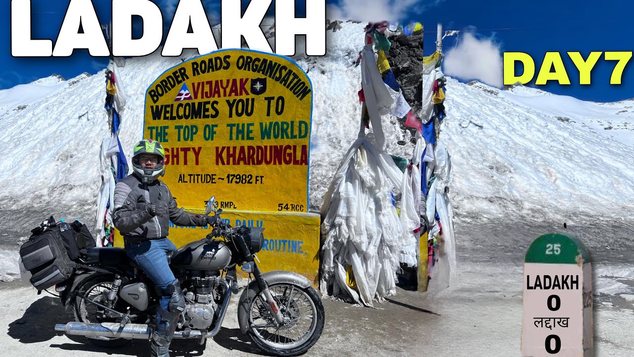 Day 7 Leh To Hunder via Khardungla Pass