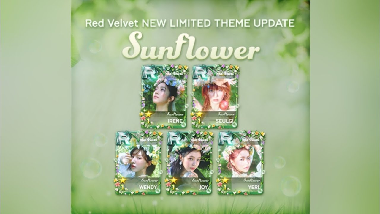 buying red velvet's 'sunflower' le theme | superstar smtown