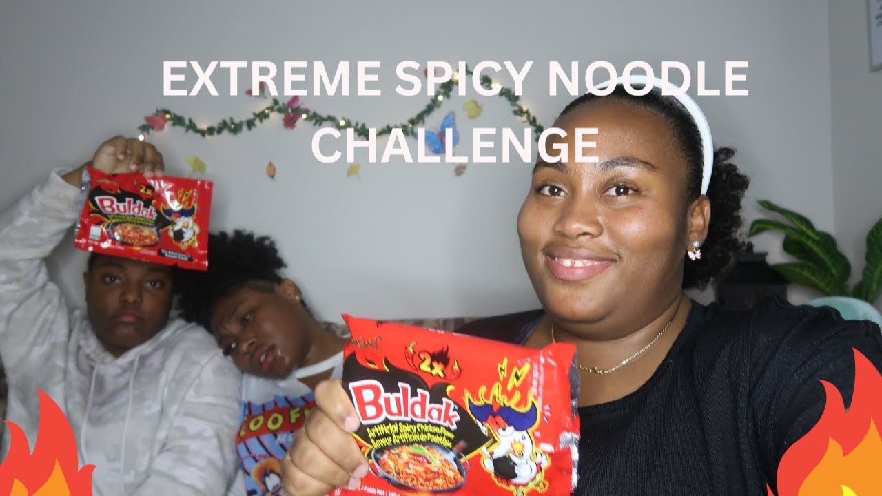 EXTREME SPICY NOODLE CHALLENGE* PRANK GONE WRONG* l Vlogmas Day 2