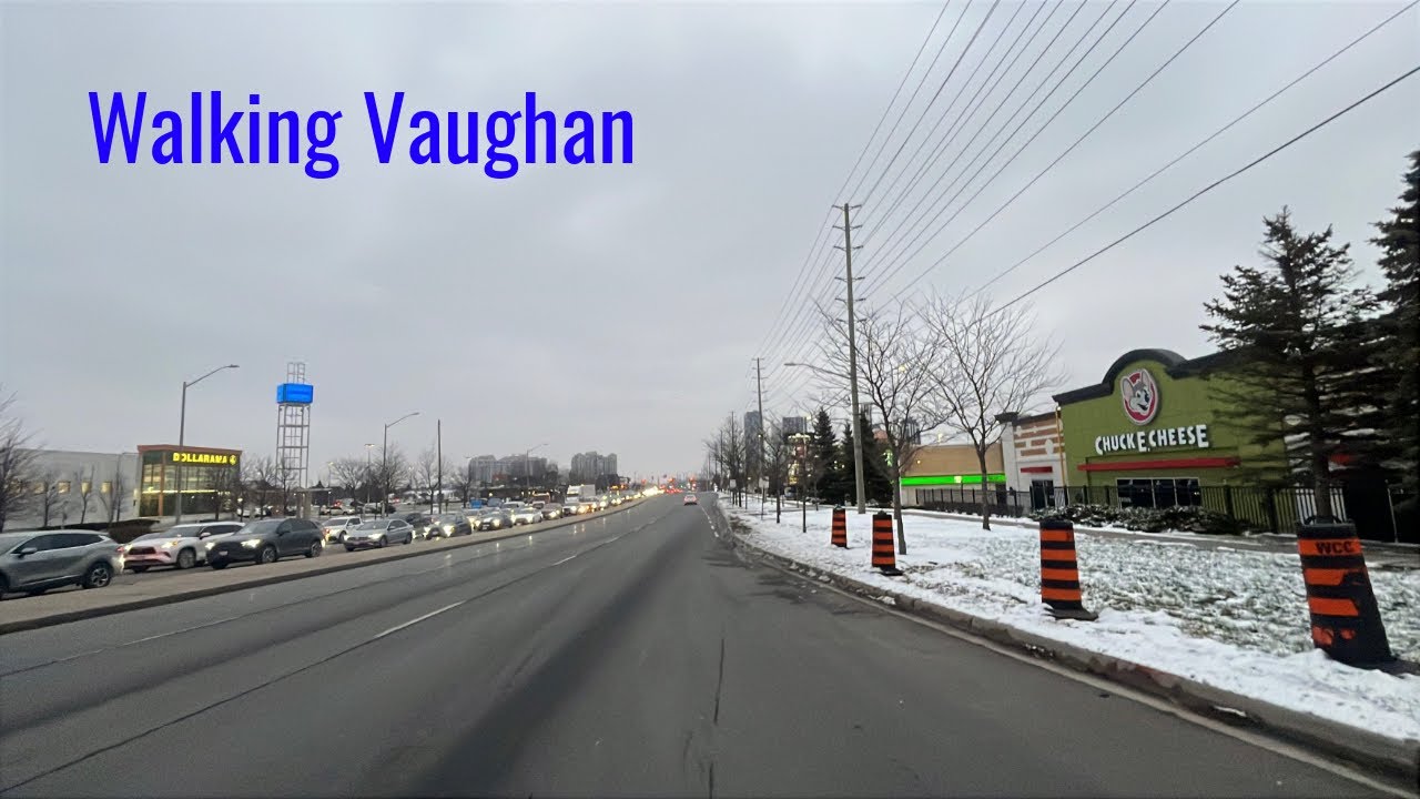 Walking Rutherford Road in Vaughan Ontario 12/4/2025