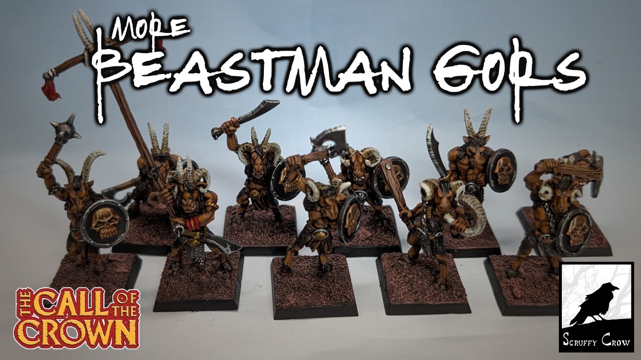 Paint - Beastman Gores for Warhammer and the Call of the Crown Painting Challange