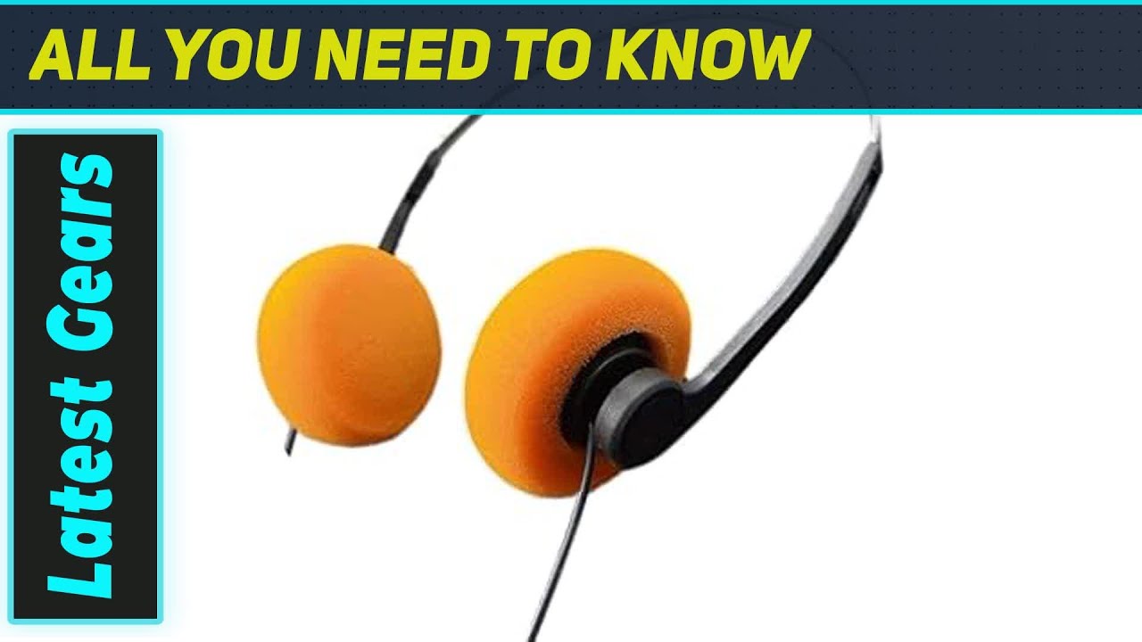 Pomarańczowe słuchawki nauszne w stylu retro: niezr&oacute;wnany styl i dźwięk!